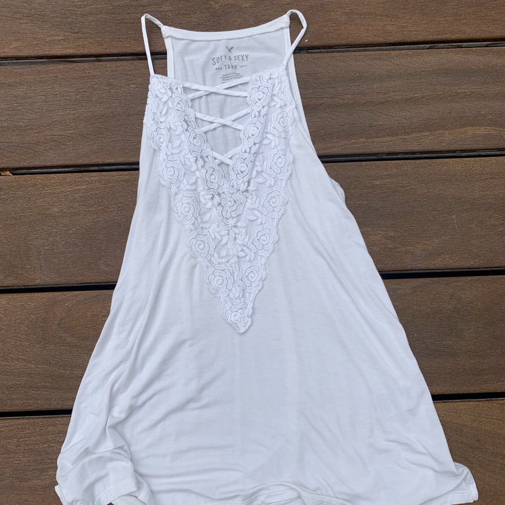 American eagle soft and sexy flowy tank